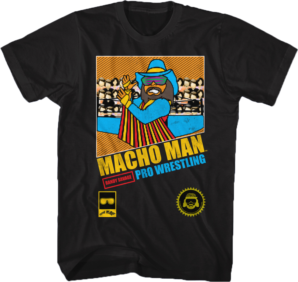 Macho Man Video Game T-Shirt Hoodie, Sweatshirt | CiraTrend.com (Image 1)