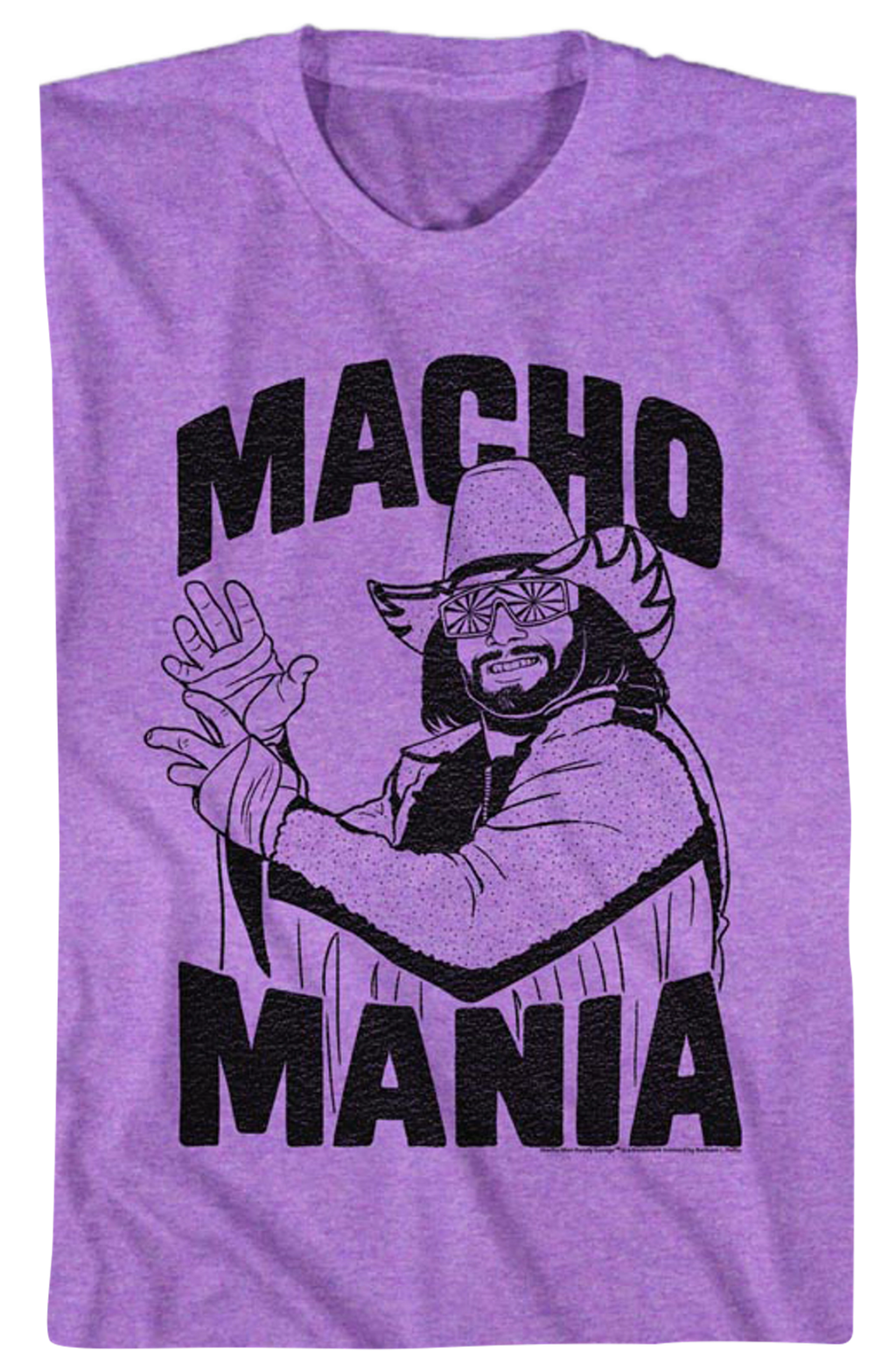 Purple Macho Mania Randy Savage T-Shirt Hoodie, Sweatshirt | CiraTrend.com (Image 2)