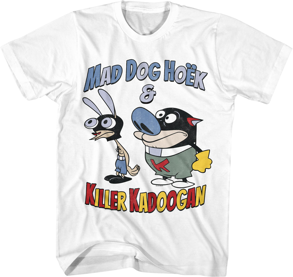 Mad Dog HÃ¶Ek & Killer Kadoogan Ren Stimpy T-Shirts, Hoodie, Sweatshirt