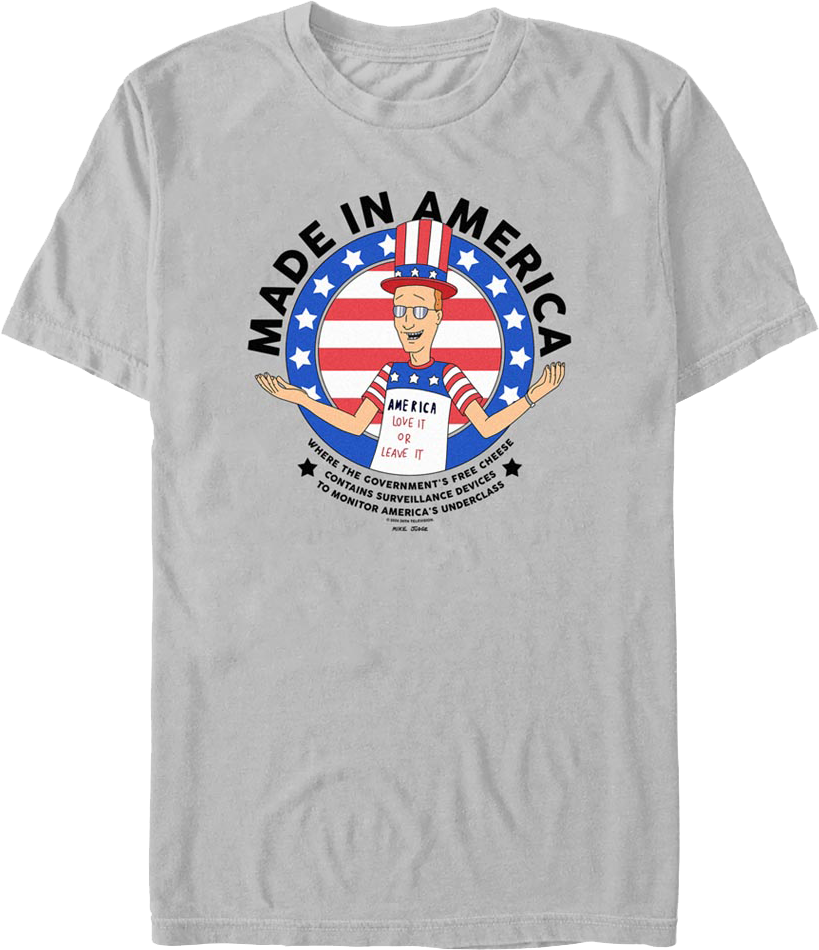 Made in America King of the Hill T-Shirt Hoodie, Sweatshirt | CiraTrend.com (Image 1)