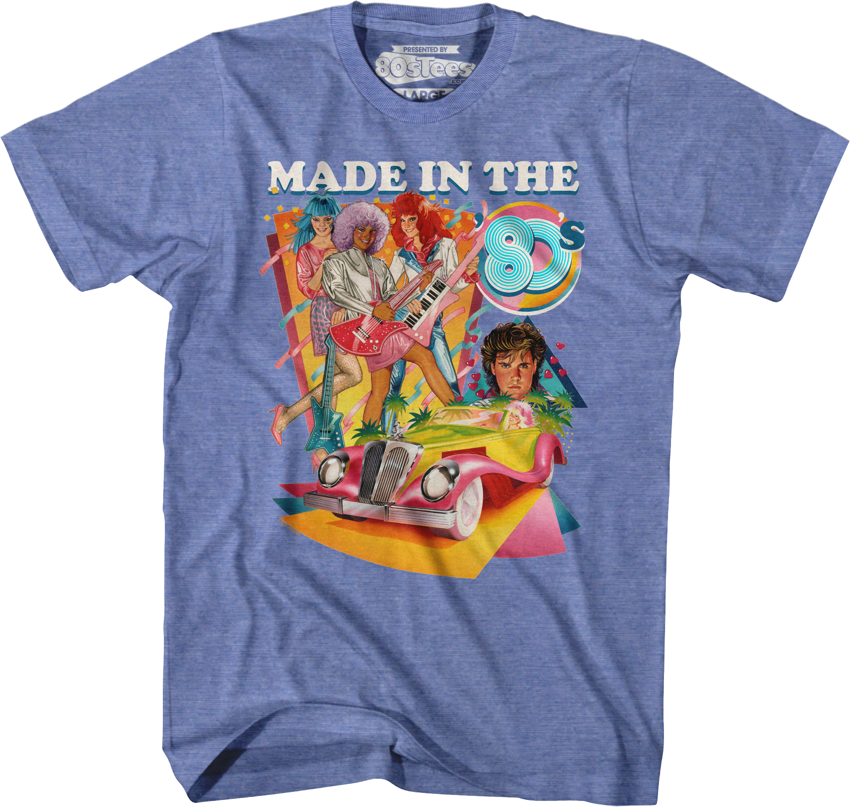 Made In The 80's Jem T-Shirt Hoodie, Sweatshirt | CiraTrend.com (Image 1)