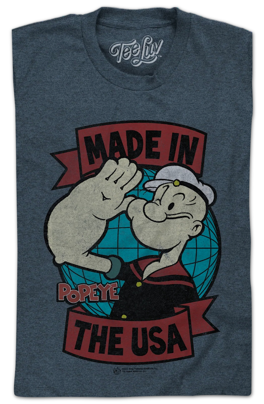 Made In The USA Popeye T-Shirt Hoodie, Sweatshirt | CiraTrend.com (Image 2)