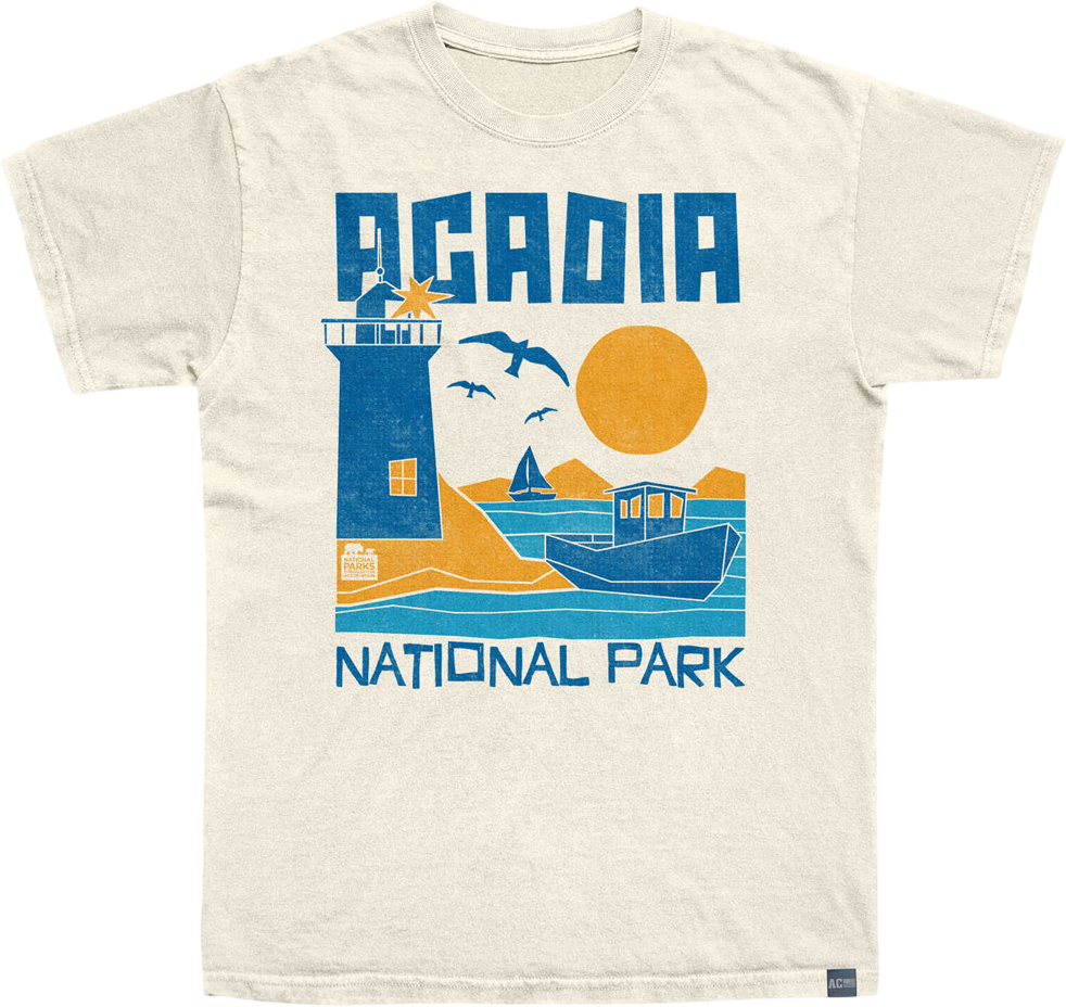 Made In USA Acadia Abbreviated NPCA T-Shirt Hoodie, Sweatshirt | CiraTrend.com (Image 1)