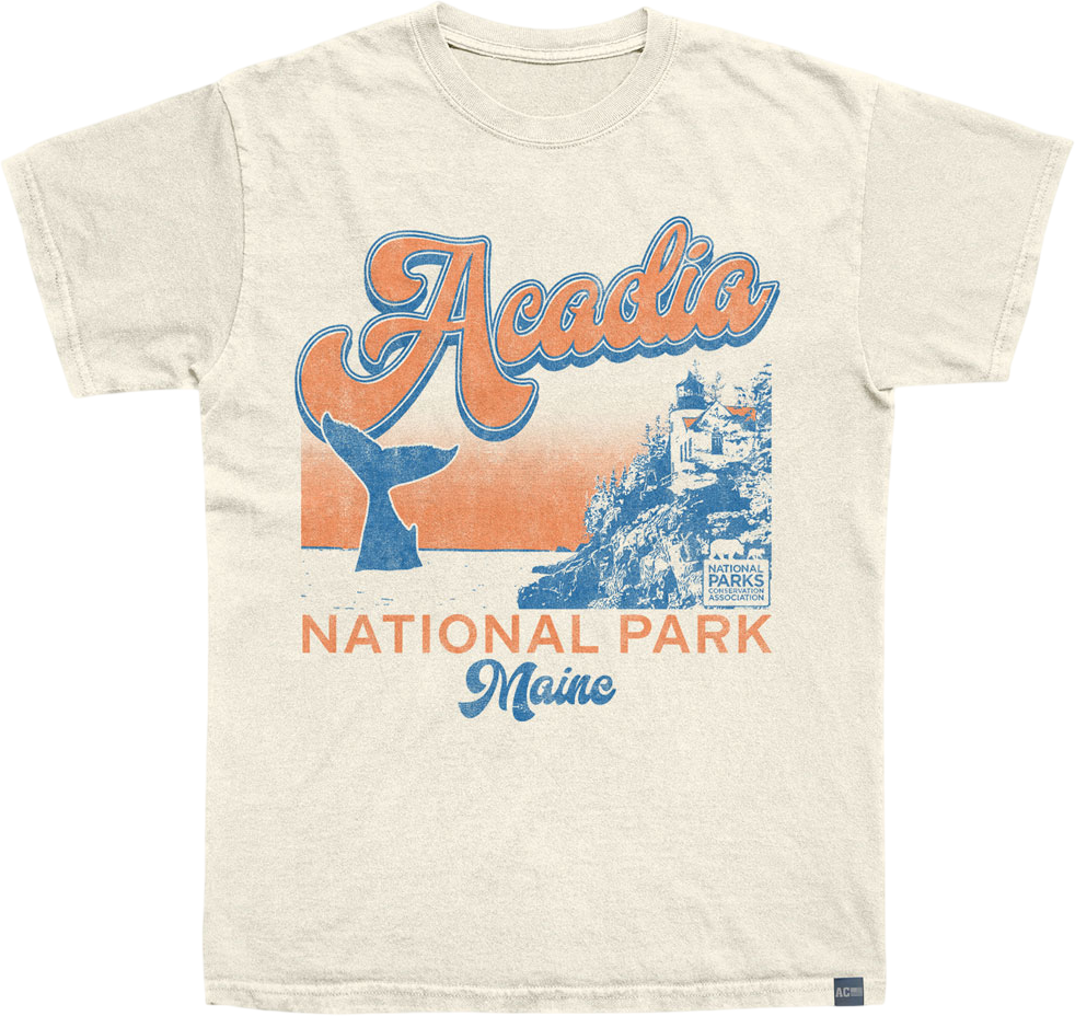 Made In USA Acadia Whale NPCA T-Shirt Hoodie, Sweatshirt | CiraTrend.com (Image 1)