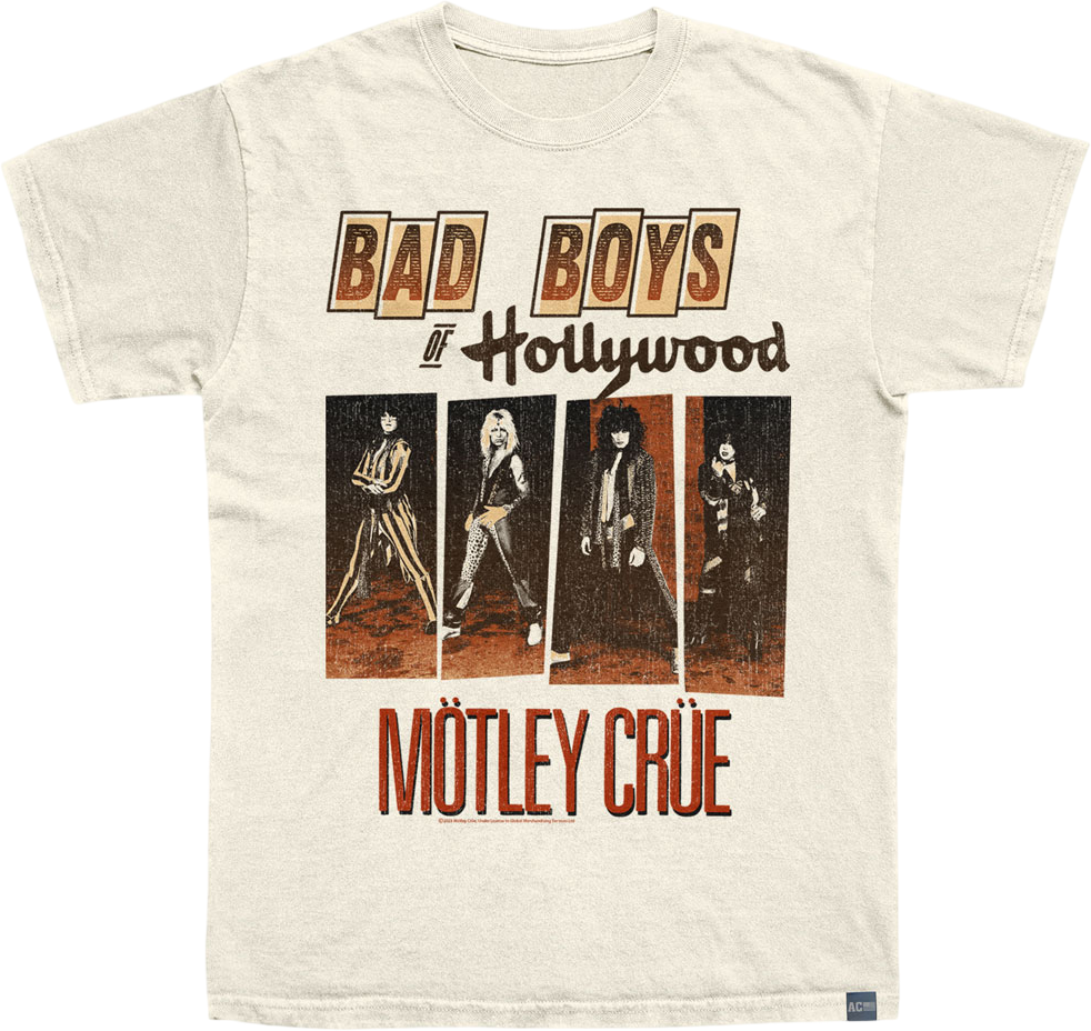Made In USA Bad Boys Hollywood Motley Crue T-Shirt Hoodie, Sweatshirt | CiraTrend.com (Image 1)