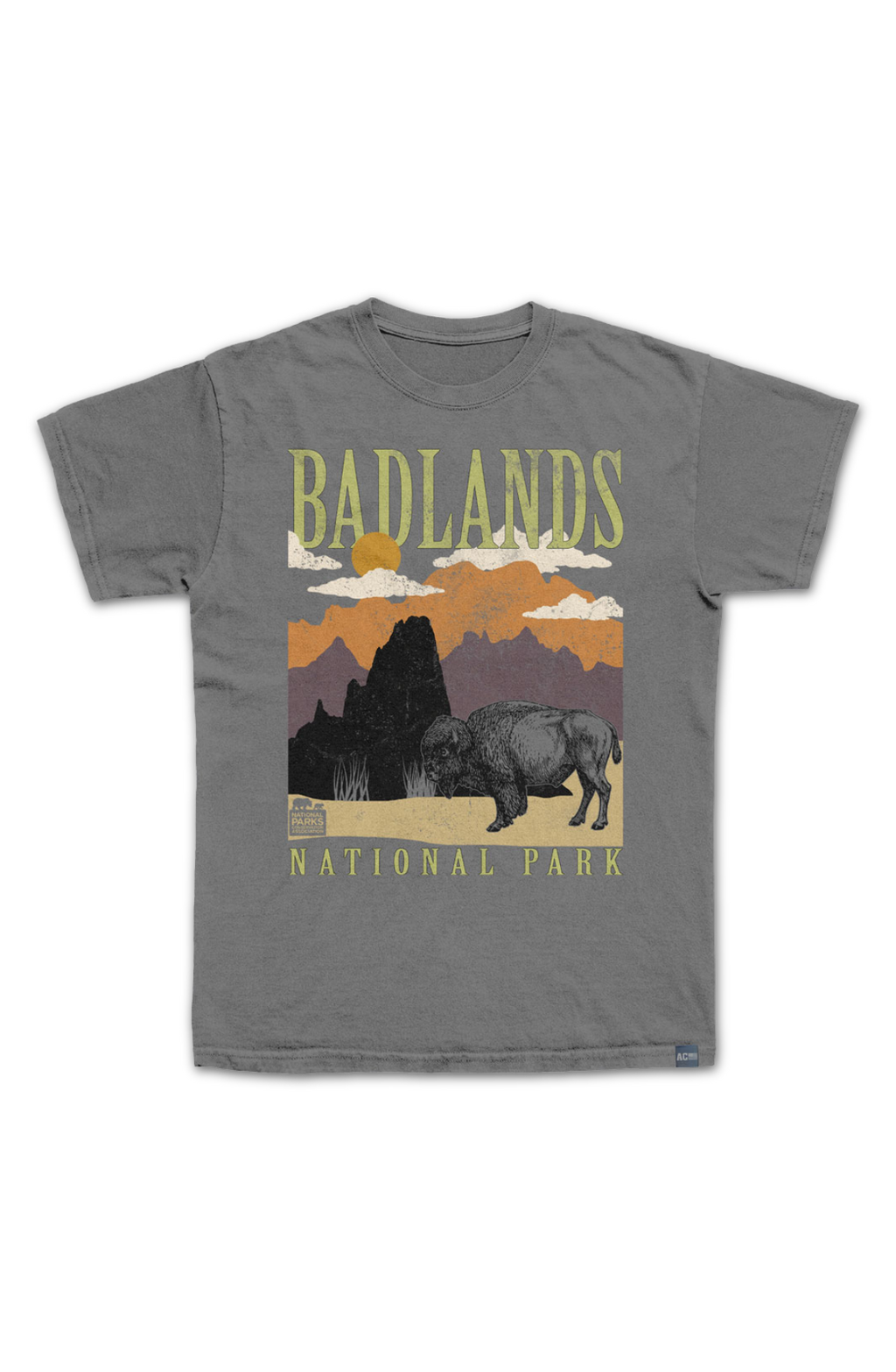 Made In USA Badlands Minimalist Landscape NPCA T-Shirt Hoodie, Sweatshirt | CiraTrend.com (Image 2)