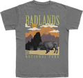 Made In USA Badlands Minimalist Landscape NPCA T-Shirt Hoodie, Sweatshirt | CiraTrend.com (Image 1)