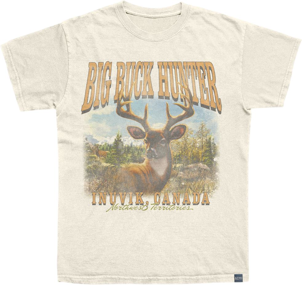 Made In USA Big Buck Hunter Inuvik Canada T-Shirt Hoodie, Sweatshirt | CiraTrend.com (Image 1)