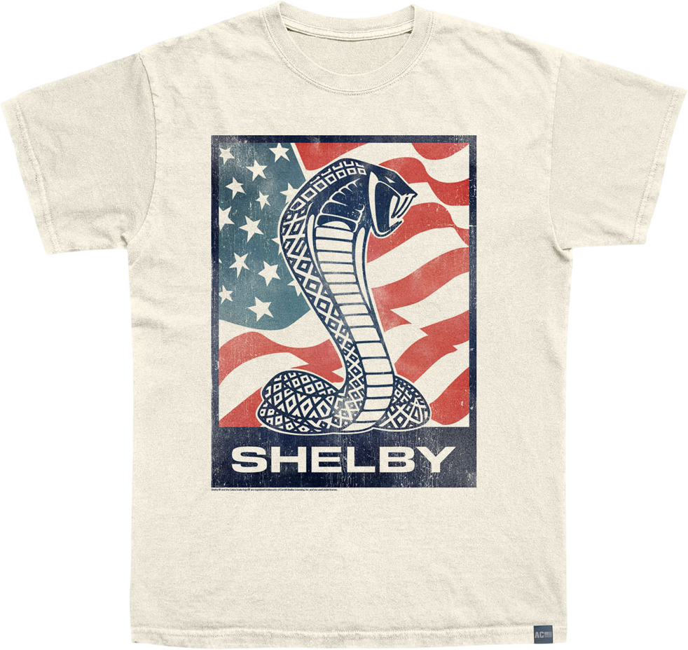Made In USA Carroll Shelby Flag Snake T-Shirt Hoodie, Sweatshirt | CiraTrend.com (Image 1)