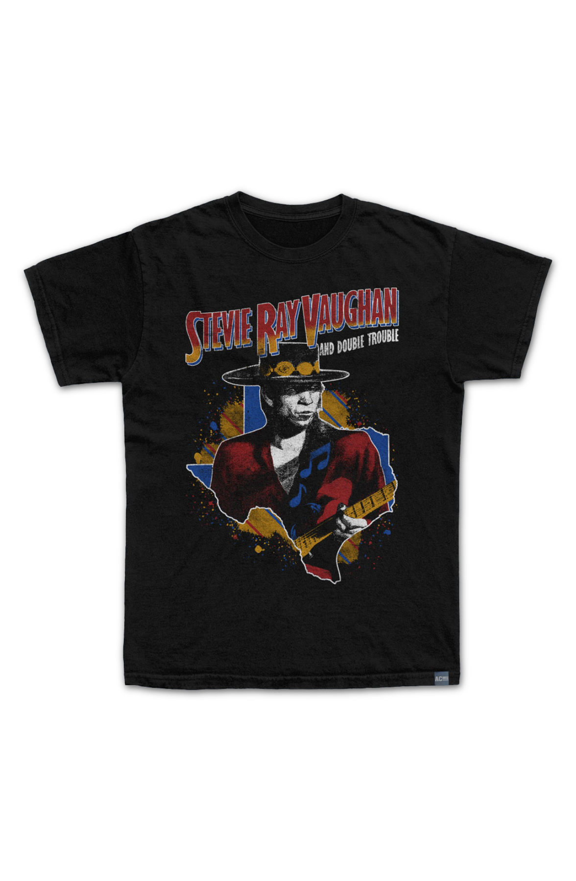 Made In USA Double Trouble Stevie Ray Vaughan T-Shirt Hoodie, Sweatshirt | CiraTrend.com (Image 2)