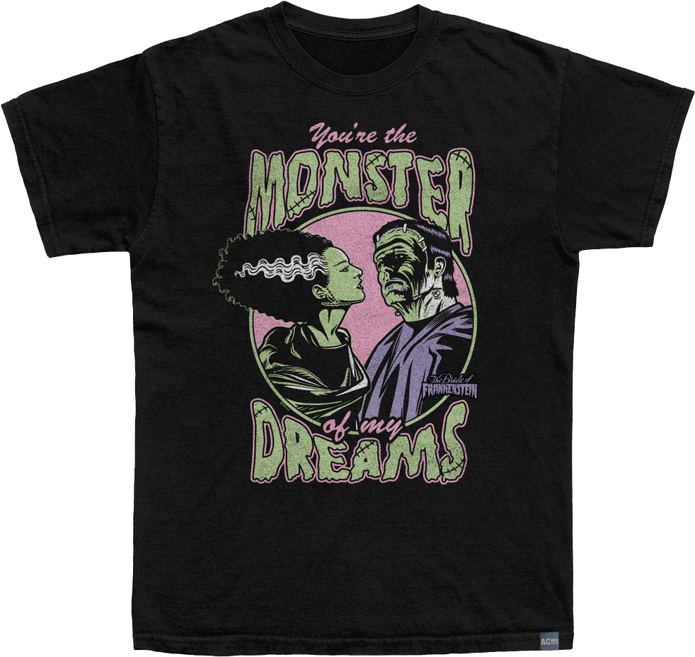 Made In USA Dream Monster Bride Universal Monsters T-Shirt Hoodie, Sweatshirt | CiraTrend.com (Image 1)