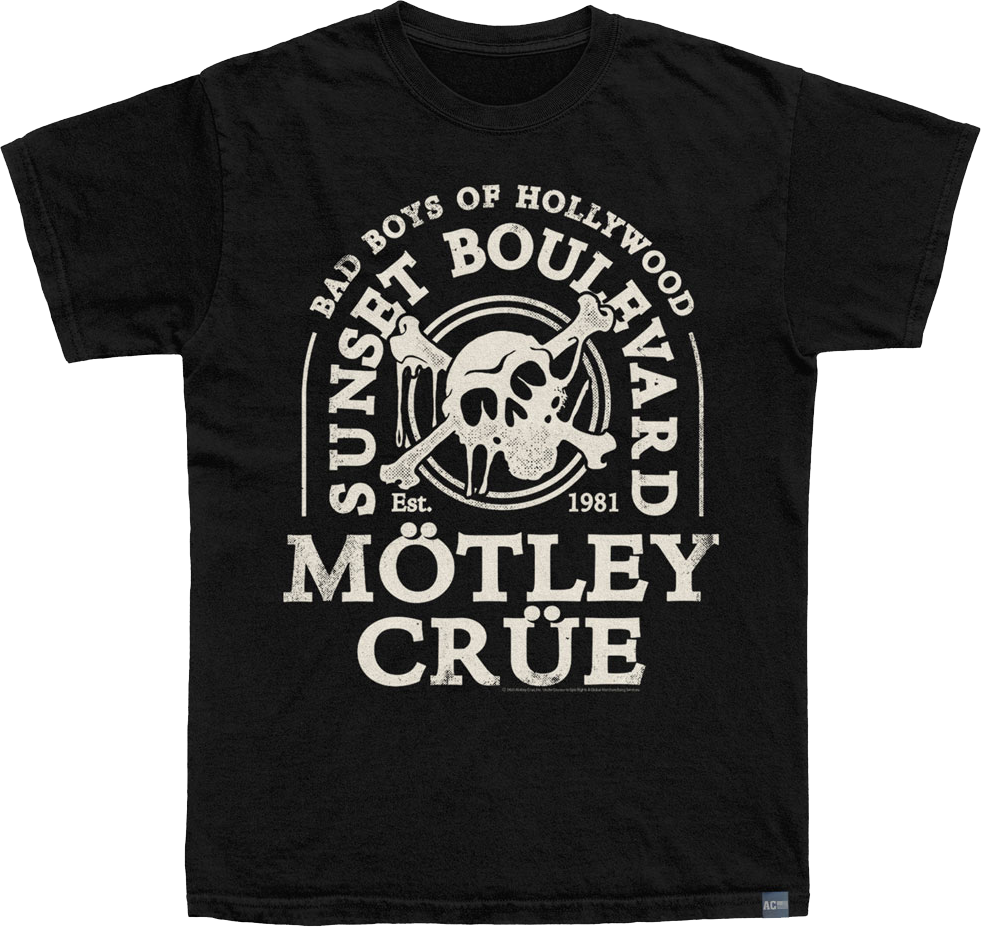 Made In USA Dripskull Motley Crue T-Shirt Hoodie, Sweatshirt | CiraTrend.com (Image 1)