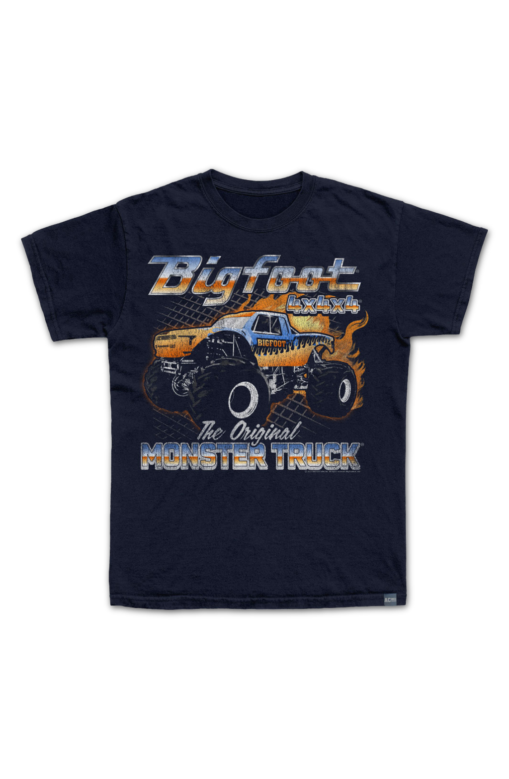 Made In USA Flame Truck Bigfoot T-Shirt Hoodie, Sweatshirt | CiraTrend.com (Image 2)