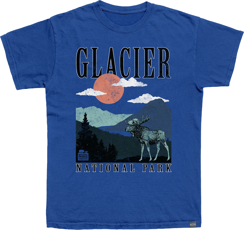 Made In USA Glacier National Park T-Shirt Hoodie, Sweatshirt | CiraTrend.com (Image 1)
