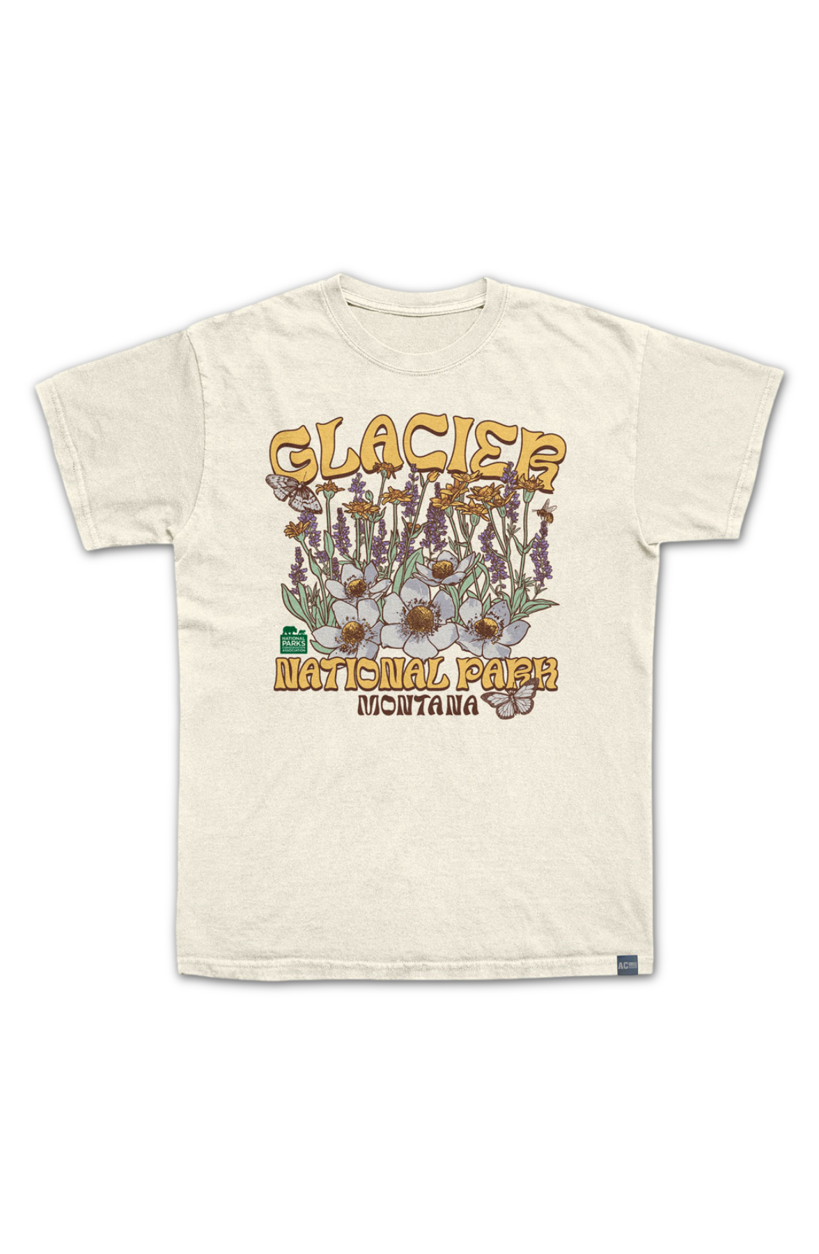 Made In USA Glacier Wildflowers NPCA T-Shirt Hoodie, Sweatshirt | CiraTrend.com (Image 2)