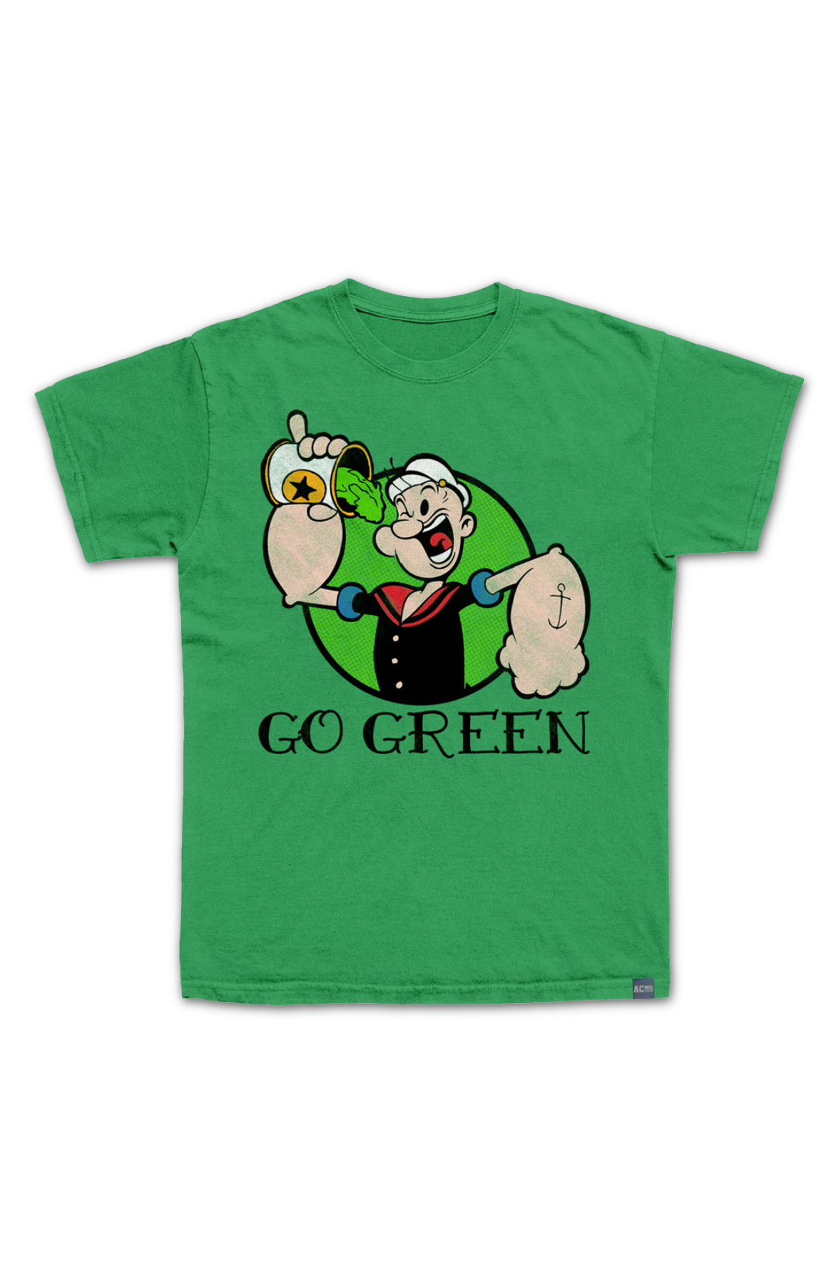 Made In USA Go Green Popeye T-Shirt Hoodie, Sweatshirt | CiraTrend.com (Image 2)