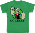 Made In USA Go Green Popeye T-Shirt Hoodie, Sweatshirt | CiraTrend.com (Image 1)