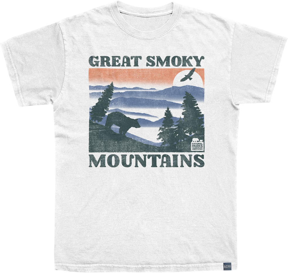 Made In USA Great Smoky Mountain Bear NPCA T-Shirt Hoodie, Sweatshirt | CiraTrend.com (Image 1)