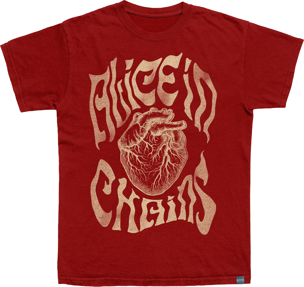 Made In USA Heart Alice In Chains T-Shirt Hoodie, Sweatshirt | CiraTrend.com (Image 1)