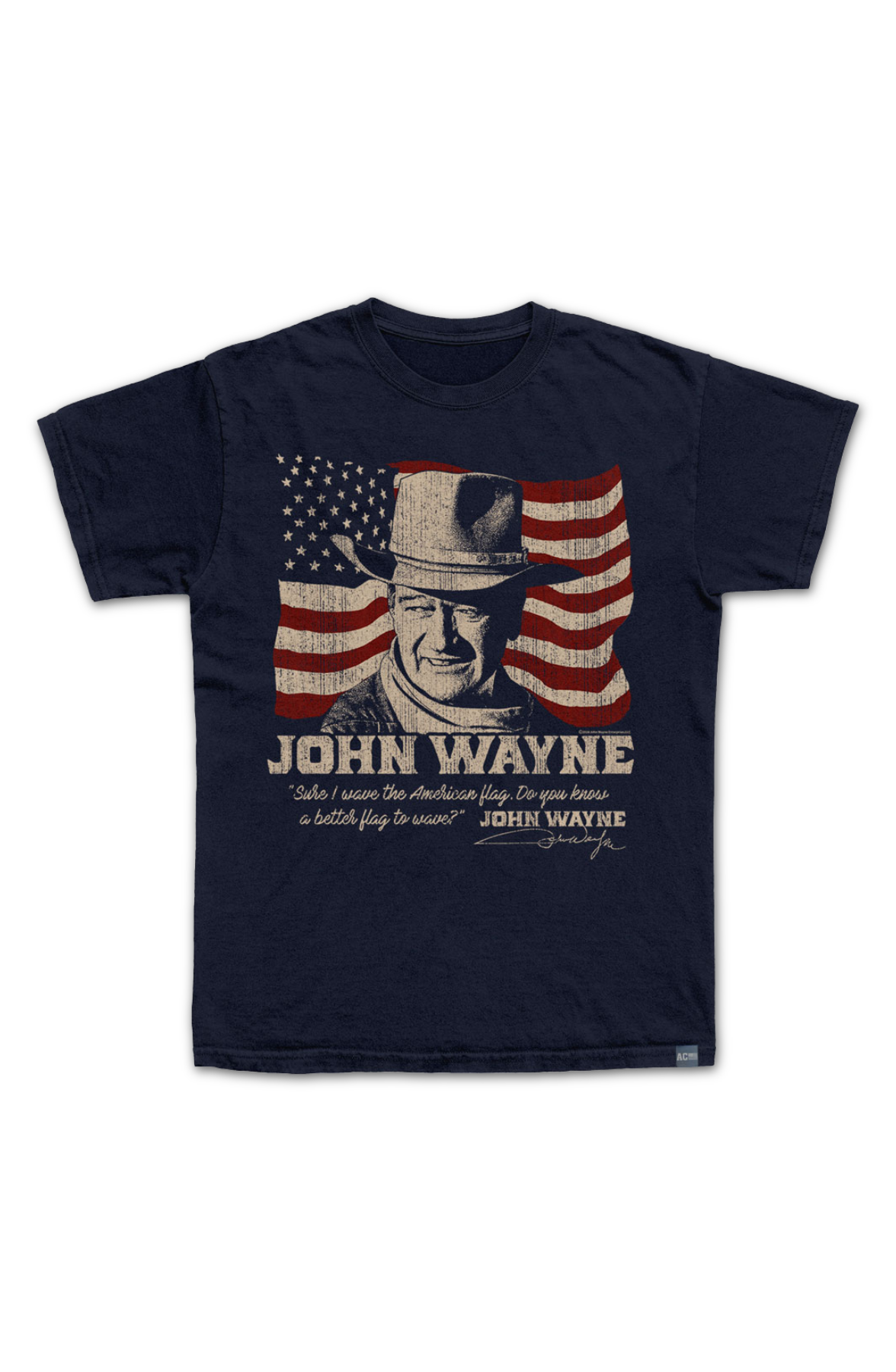 Made USA John Wayne American Flag T-Shirts, Hoodie, Sweatshirt