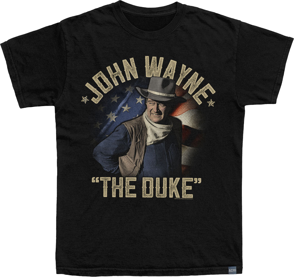 Made In USA John Wayne The Duke Returns T-Shirt Hoodie, Sweatshirt | CiraTrend.com (Image 1)