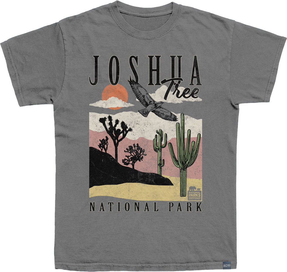Made In USA Joshua Tree Cactus Landscape T-Shirt Hoodie, Sweatshirt | CiraTrend.com (Image 1)