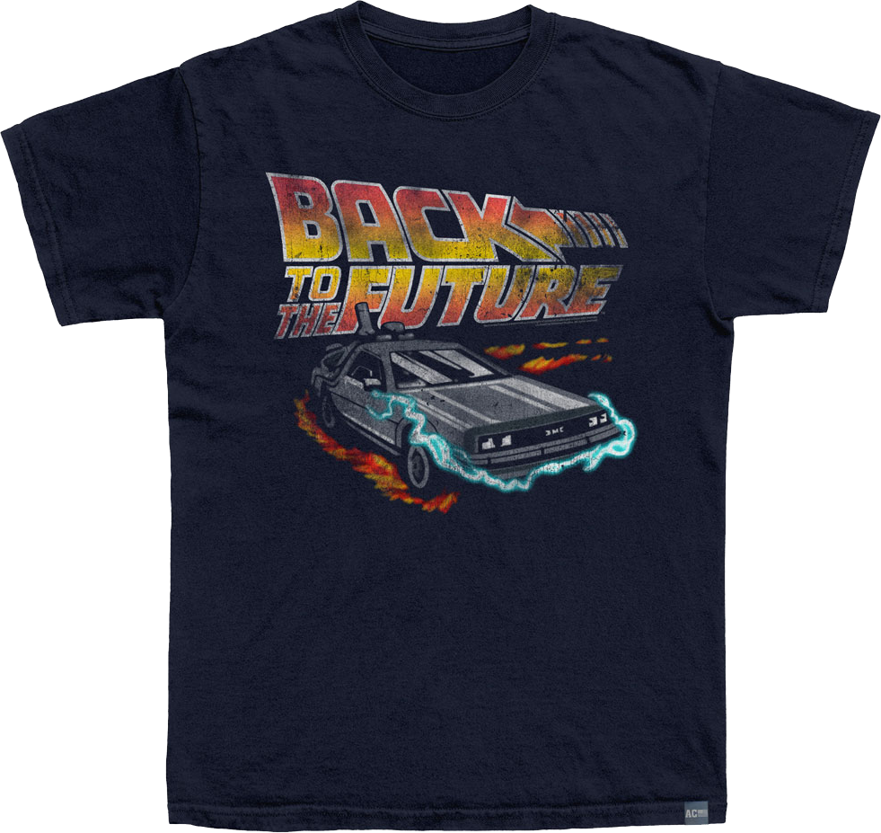 Made In USA Lightning DeLorean Back To The Future T-Shirt Hoodie, Sweatshirt | CiraTrend.com (Image 1)