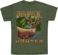 Made In USA Logo and Deer Big Buck Hunter T-Shirt Hoodie, Sweatshirt | CiraTrend.com (Image 1)