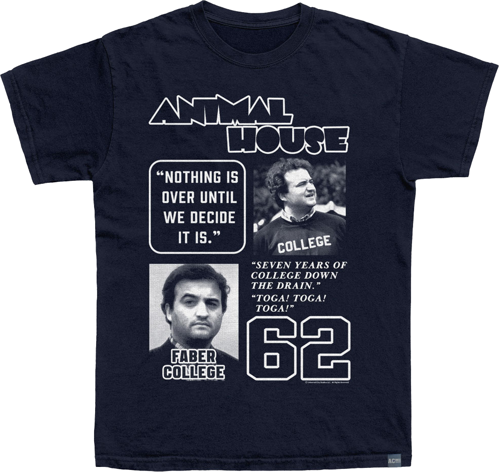 Made In USA Multi Quote Animal House T-Shirt Hoodie, Sweatshirt | CiraTrend.com (Image 1)