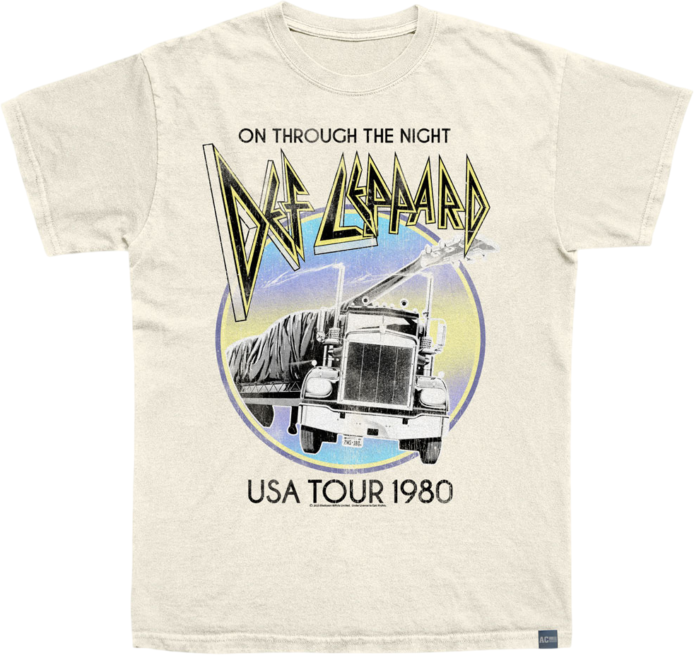 Made In USA On Through The Night 1980 Def Leppard T-Shirt Hoodie, Sweatshirt | CiraTrend.com (Image 1)