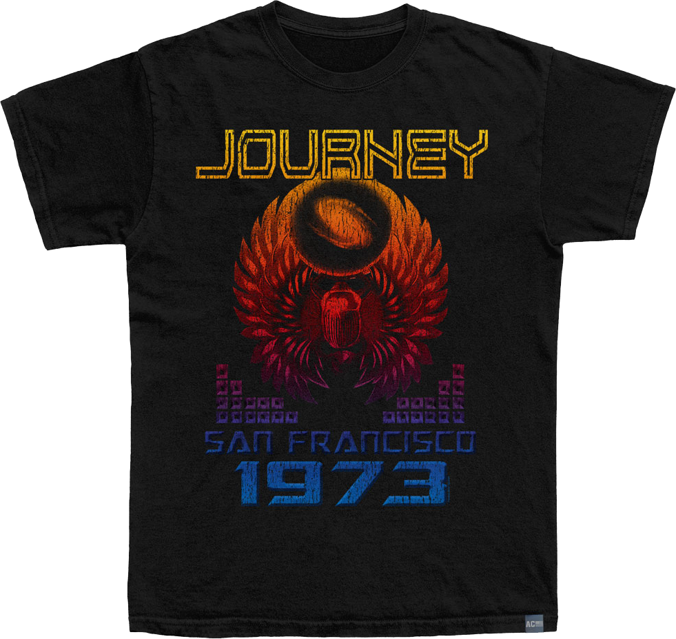 Made In USA San Francisco 1973 Journey T-Shirt Hoodie, Sweatshirt | CiraTrend.com (Image 1)