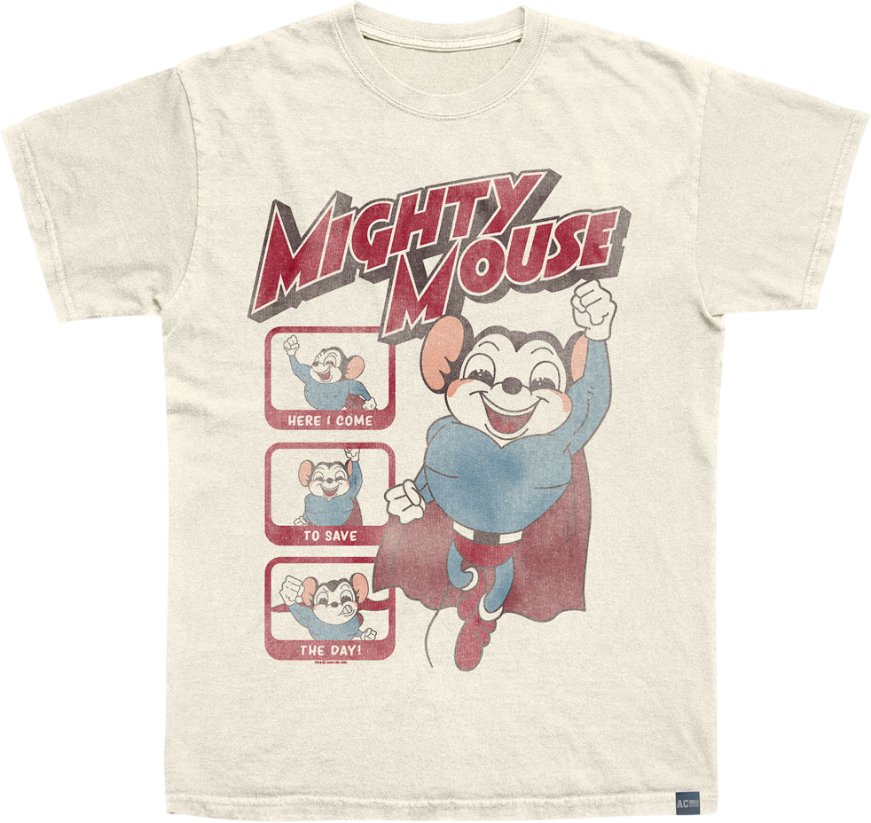 Made In USA Save The Day Mighty Mouse T-Shirt Hoodie, Sweatshirt | CiraTrend.com (Image 1)