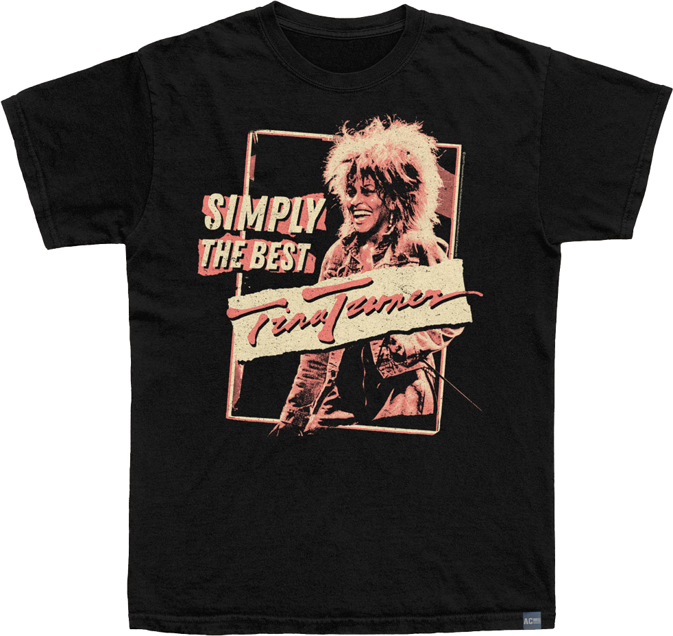 Made In USA Simply The Best Tina Turner T-Shirt Hoodie, Sweatshirt | CiraTrend.com (Image 1)