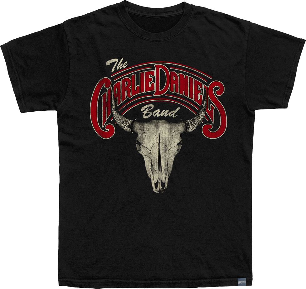 Made In USA Skull And Logo Charlie Daniels T-Shirt Hoodie, Sweatshirt | CiraTrend.com (Image 1)
