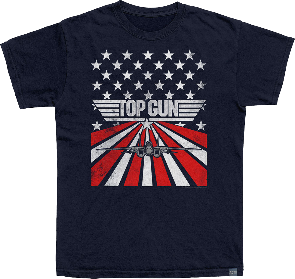 Made In USA Stars and Stripes Top Gun T-Shirt Hoodie, Sweatshirt | CiraTrend.com (Image 1)