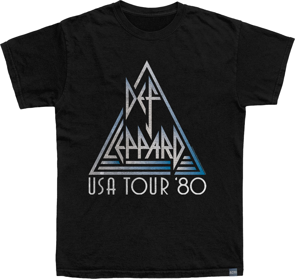 Made In USA Tour '80 Def Leppard T-Shirt Hoodie, Sweatshirt | CiraTrend.com (Image 1)