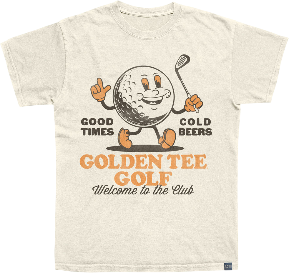 Made In USA Welcome To The Club Golden Tee Golf T-Shirt Hoodie, Sweatshirt | CiraTrend.com (Image 1)