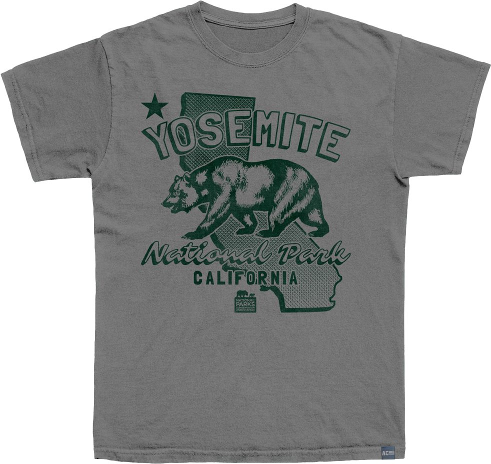 Made In USA Yosemite CA Flag NPCA T-Shirt Hoodie, Sweatshirt | CiraTrend.com (Image 1)