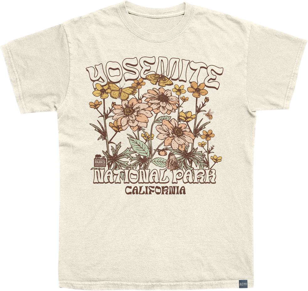 Made In USA Yosemite Floral NPCA T-Shirt Hoodie, Sweatshirt | CiraTrend.com (Image 1)