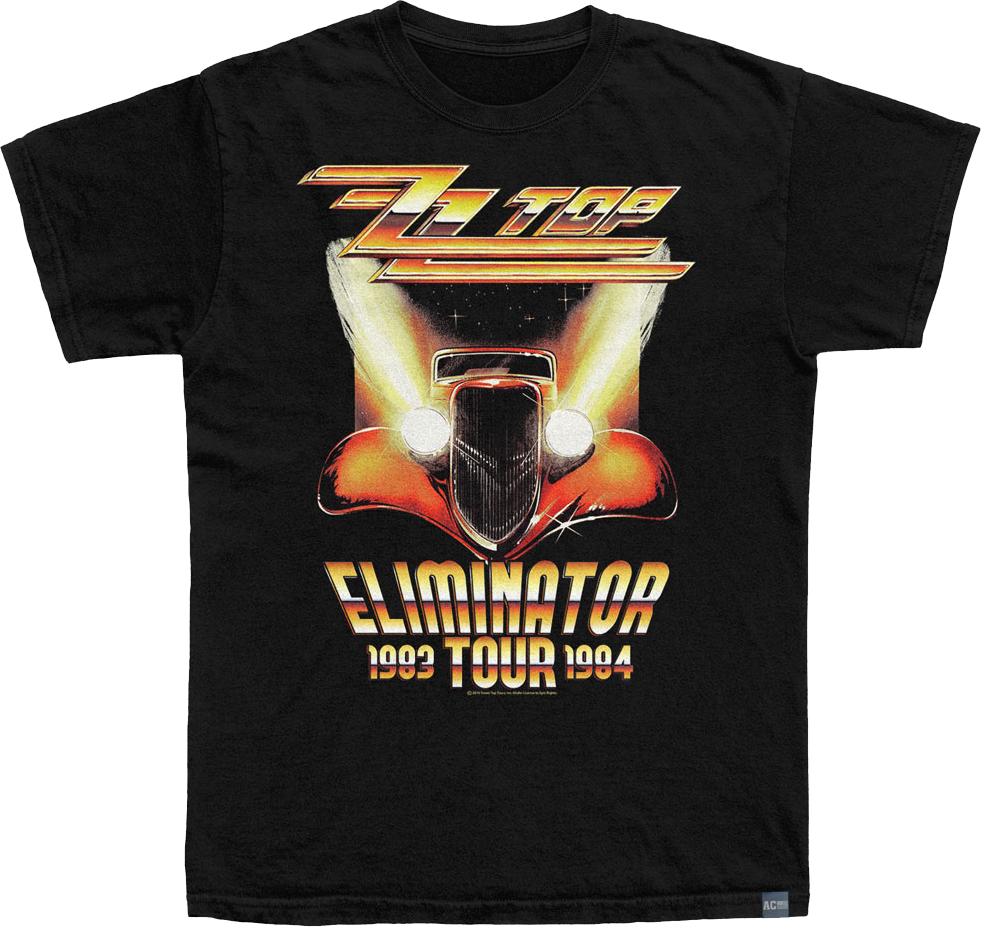 Made In USA ZZ Top Eliminator Tour T-Shirt Hoodie, Sweatshirt | CiraTrend.com (Image 1)