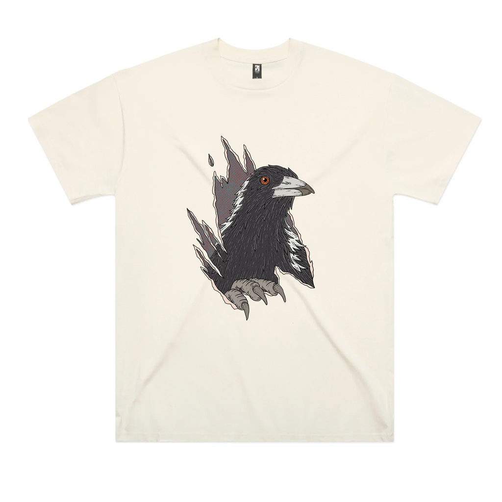 Magpie Attack Oversized Tee Hoodie, Sweatshirt | CiraTrend.com (Image 1)