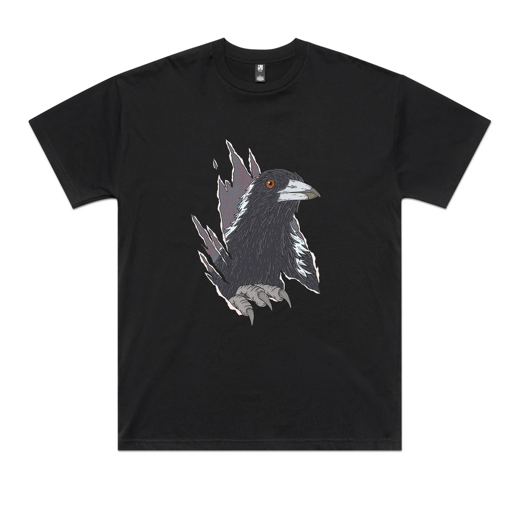 Magpie Attack Oversized Tee Hoodie, Sweatshirt | CiraTrend.com (Image 2)