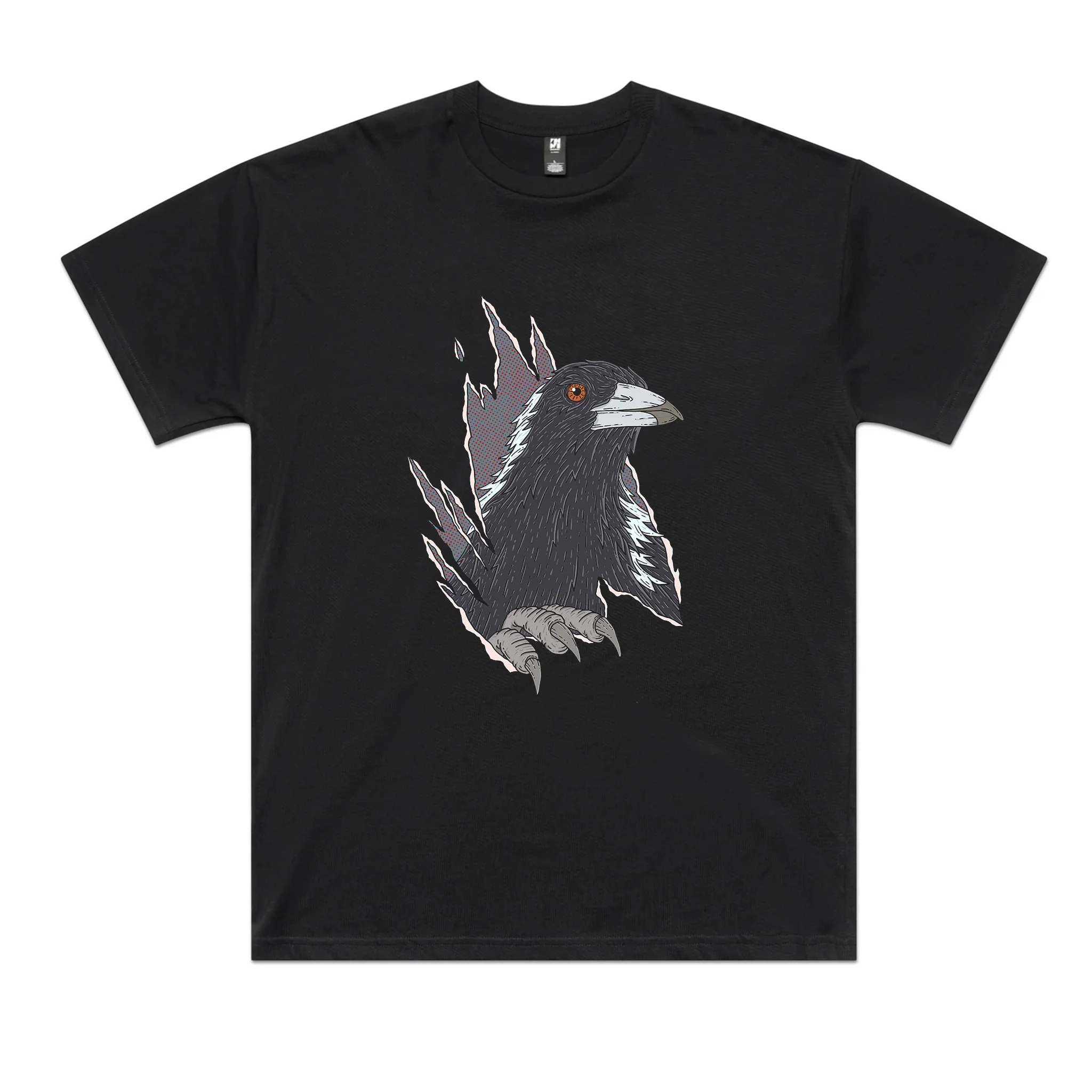 Magpie Attack Oversized Tee Hoodie, Sweatshirt | CiraTrend.com (Image 2)