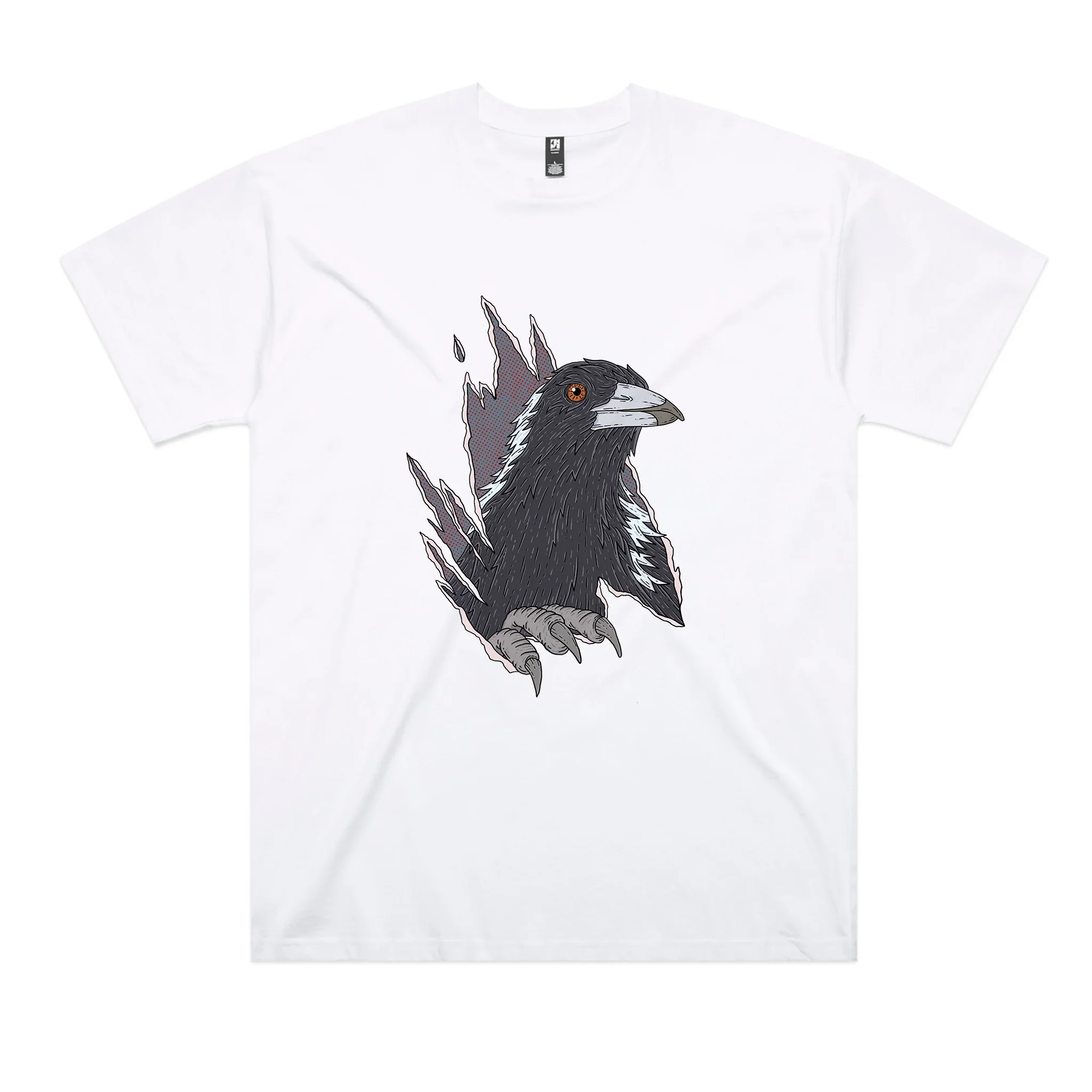 Magpie Attack Oversized Tee Hoodie, Sweatshirt | CiraTrend.com (Image 3)