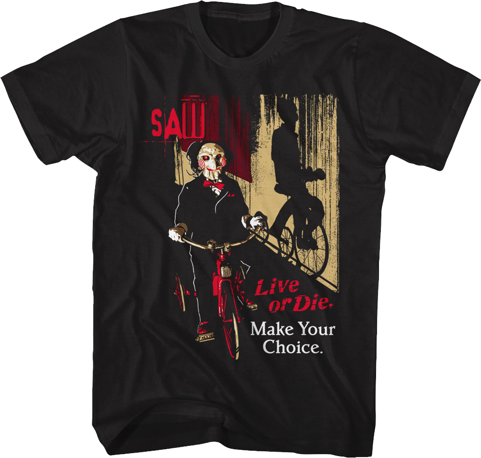 Make Your Choice Saw T-Shirt Hoodie, Sweatshirt | CiraTrend.com (Image 1)