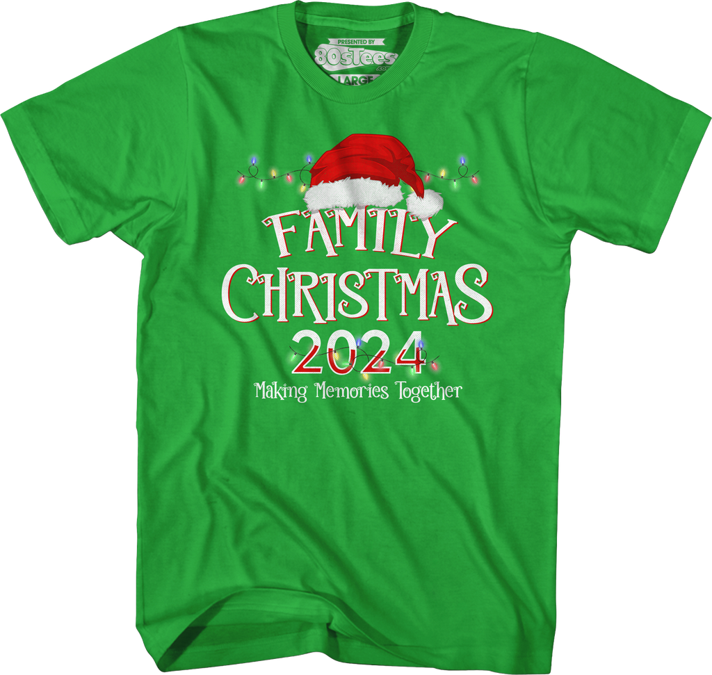 Making Memories Together Family Christmas 2024 T-Shirt Hoodie, Sweatshirt | CiraTrend.com (Image 3)