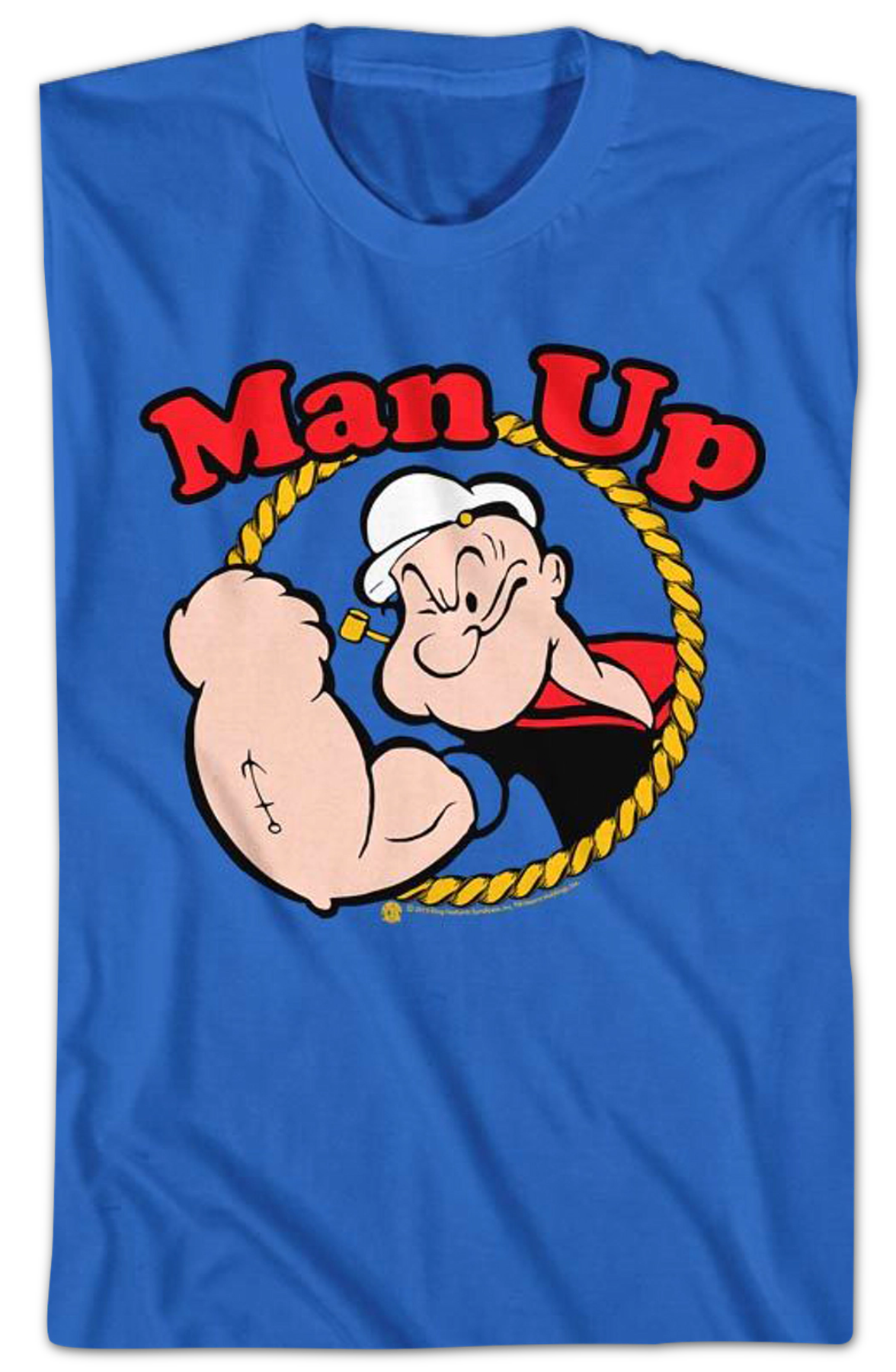 Man Up Popeye T-Shirt Hoodie, Sweatshirt | CiraTrend.com (Image 2)