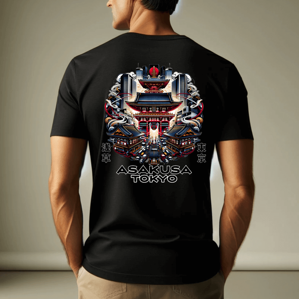 Beautiful Asakusa Unisex Tee (Back Print) Hoodie, Sweatshirt | CiraTrend.com (Image 3)