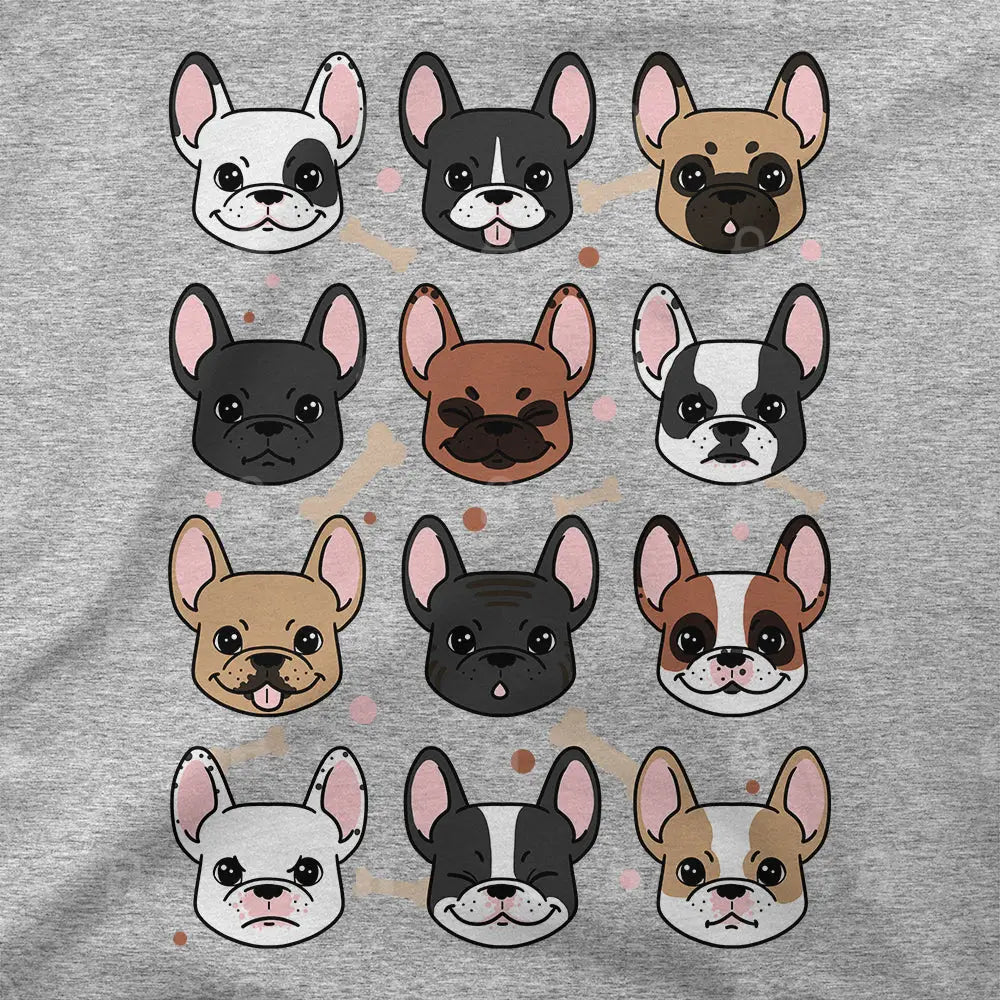 Many Frenchies T-Shirt Hoodie, Sweatshirt | CiraTrend.com (Image 1)