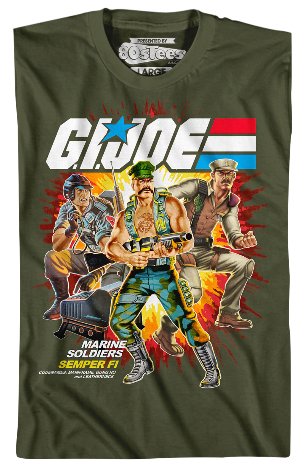 Marine Soldiers GI Joe T-Shirt Hoodie, Sweatshirt | CiraTrend.com (Image 2)